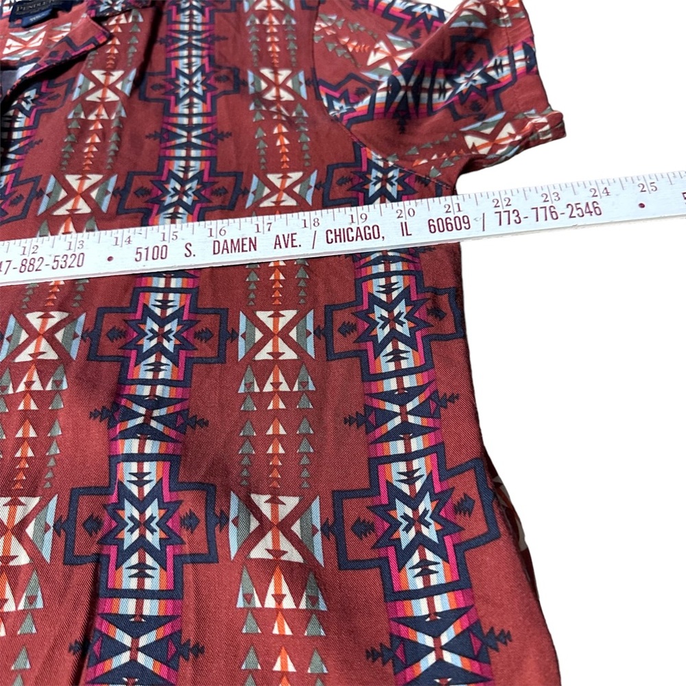 Pendleton Aztec Tribal Lightweight Burnt Orange B… - image 5